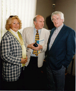 Carmel Cunningham With Chairman, Dr. William Nolan, And Author And Historian George Cunningham At The Launch Of The 1997 Tipperary Historical Journal In Thurles.