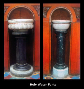 holy water fonts