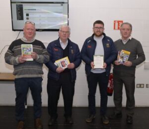 West Tipperary GAA Board, Nicholas Moroney, South Tipperary GAA Board, Mark Dunne, Mid-Tipperary GAA Board and Pat Bracken, Tipperary County Council Library Service at the launch of Tipperary GAA match programmes at the Source Library, Thurles. (Pic: John O'Loughlin)